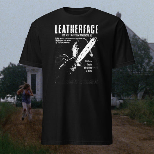 LEATHERFACE Retro Horror T-Shirt